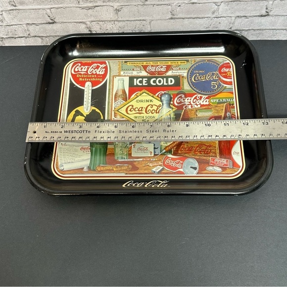 Coca Cola Through The Years By Sandra E Porter 1990 Vintage Serving Tray - Picture 15 of 16